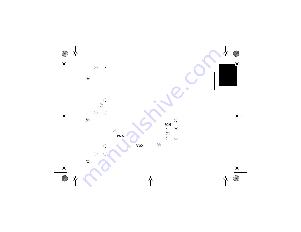 Motorola TALKABOUT T92 H2O Owner'S Manual Download Page 19