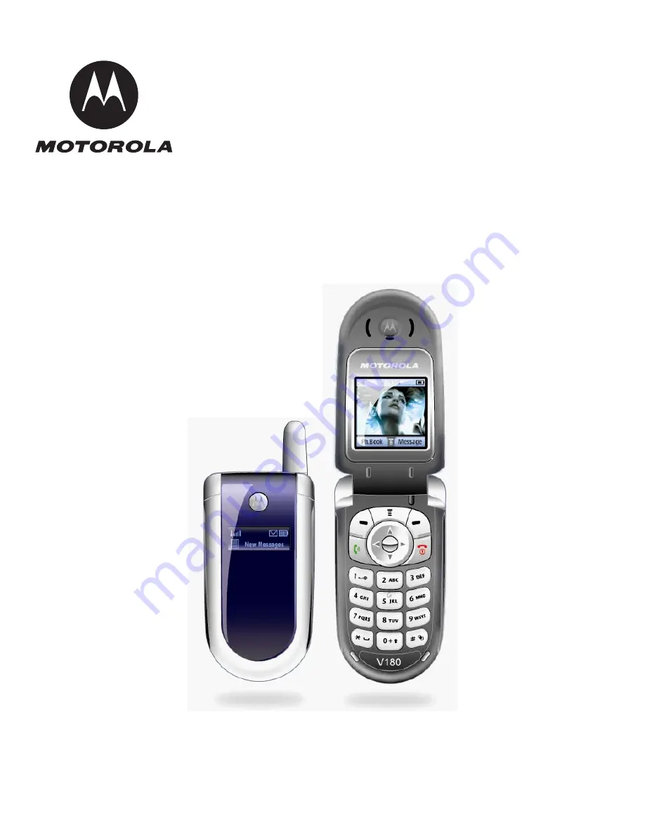 Motorola V180 Скачать руководство пользователя страница 1