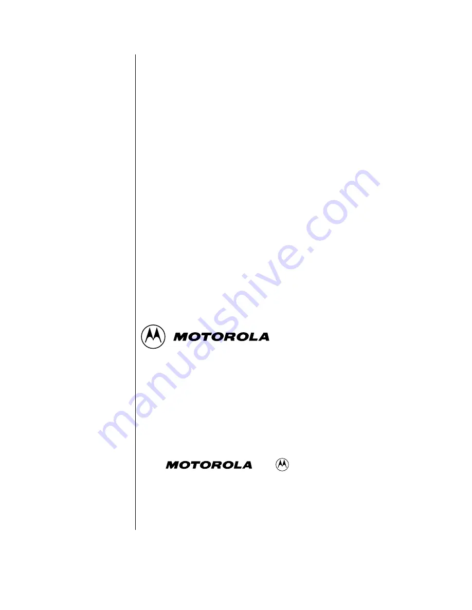 Motorola V3620 Manual Download Page 2