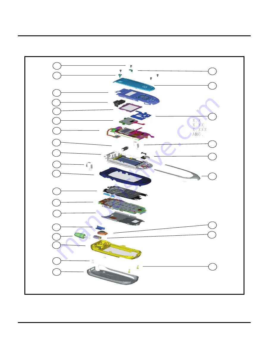 Motorola V600 Service Manual Download Page 50