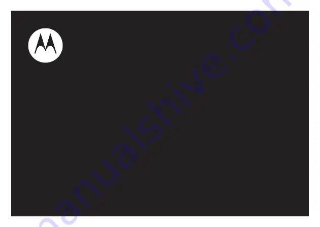 Motorola W490 Скачать руководство пользователя страница 1