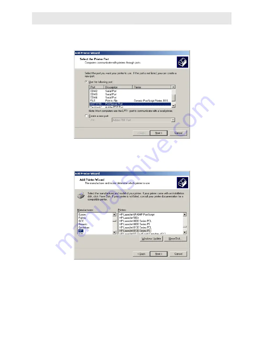 Motorola WPS870G - Wireless Print Server User Manual Download Page 31