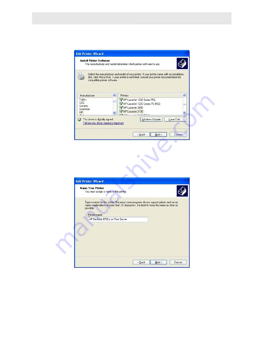 Motorola WPS870G - Wireless Print Server User Manual Download Page 35