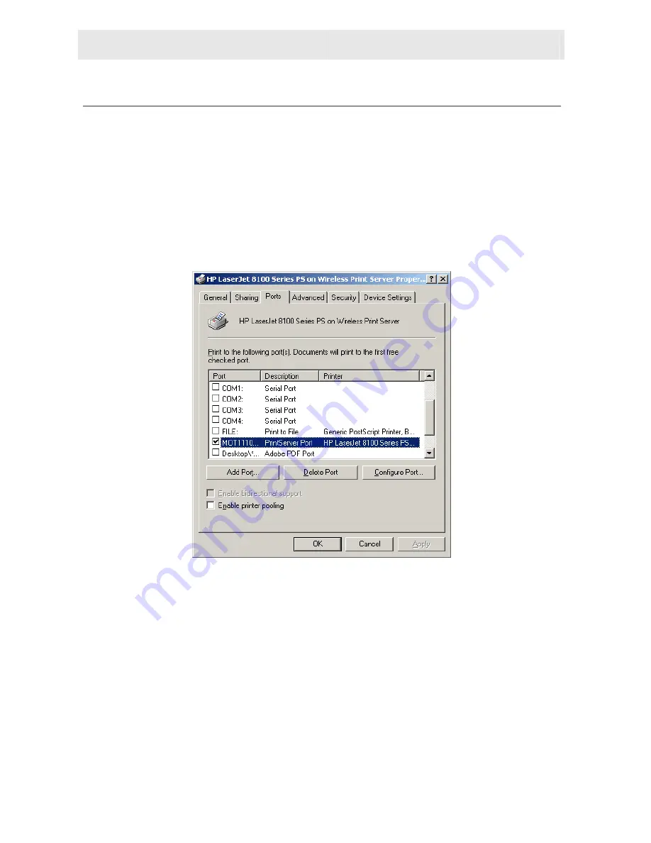 Motorola WPS870G - Wireless Print Server User Manual Download Page 37