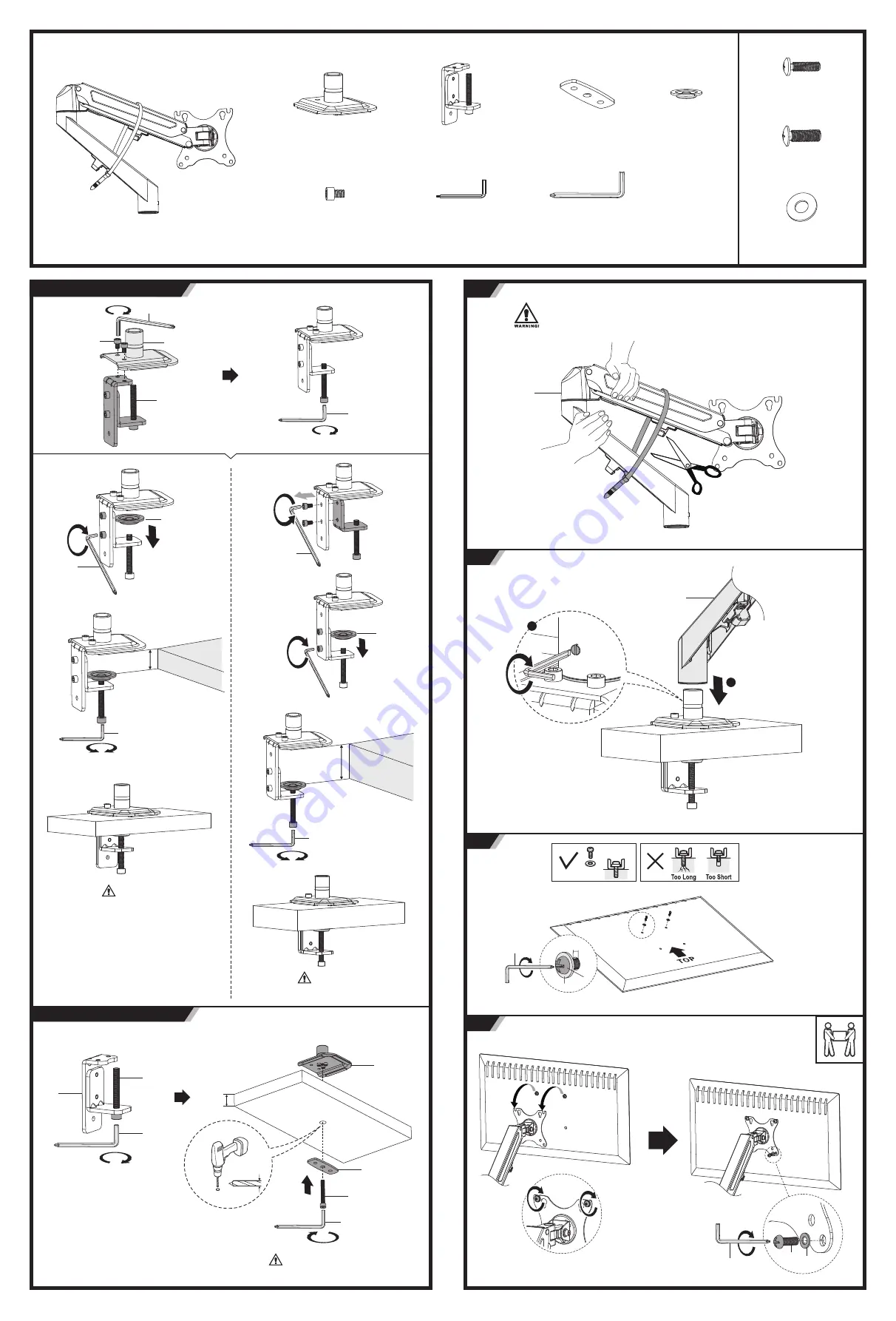 Mount-It! MI-5761 Installation Manual Download Page 2