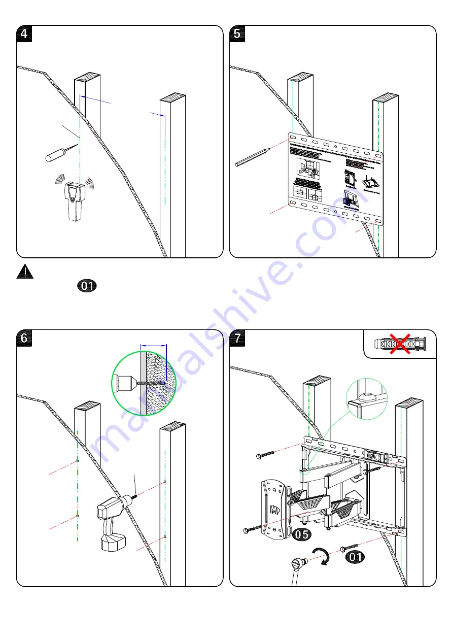 Mounting Dream MD2617 Installation Instruction Download Page 6