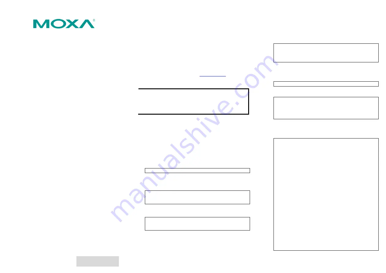 Moxa Technologies DA-IRIGB-4DIO-PCI104-EMC4 Скачать руководство пользователя страница 1