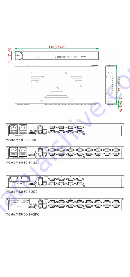 Moxa Technologies Mgate MB3660 Quick Installation Manual Download Page 3