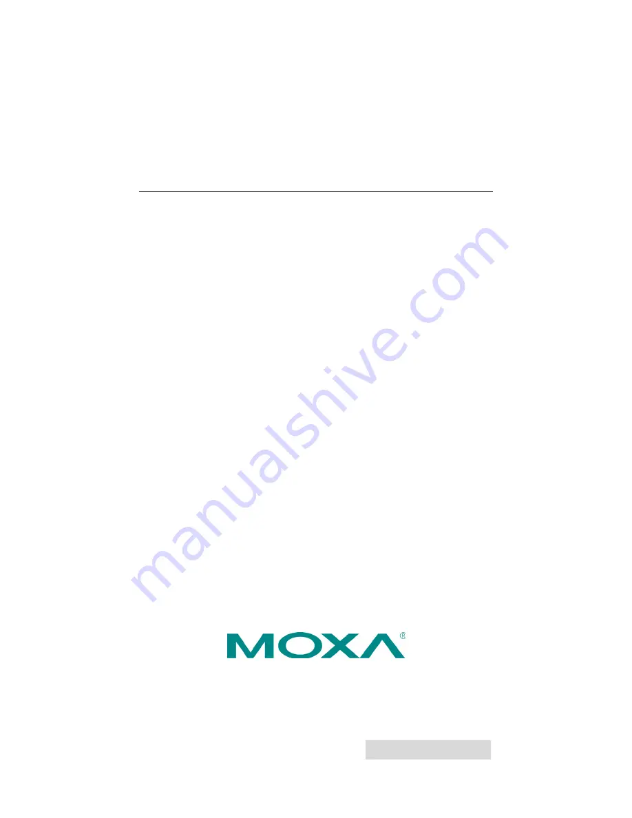 Moxa Technologies VPort 364 Series Quick Installation Manual Download Page 1