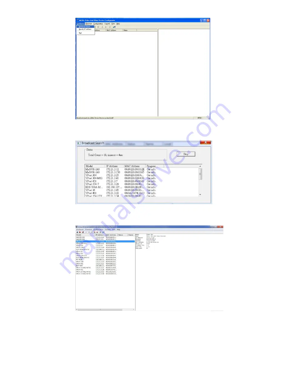 Moxa Technologies VPort 364 Series Quick Installation Manual Download Page 7