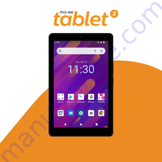 Moxee Tablet 2 Quick Start Manual Download Page 1