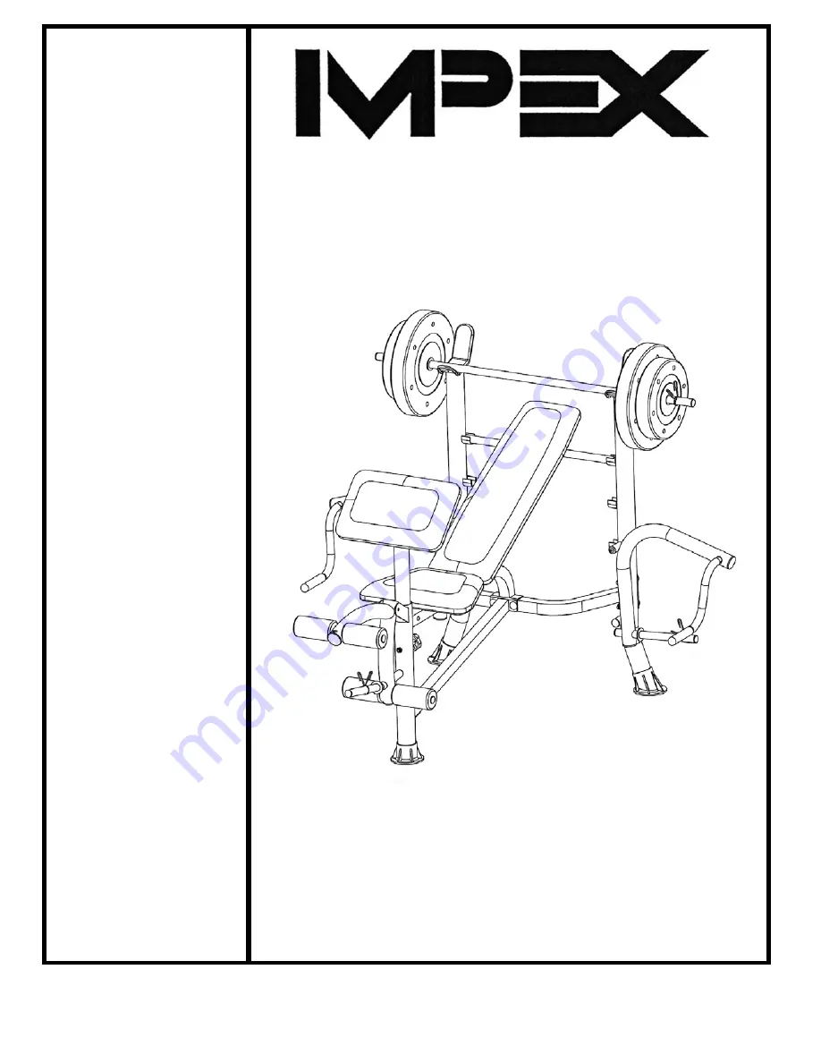 MPEX MARCY MWB-36780B Owner'S Manual Download Page 1