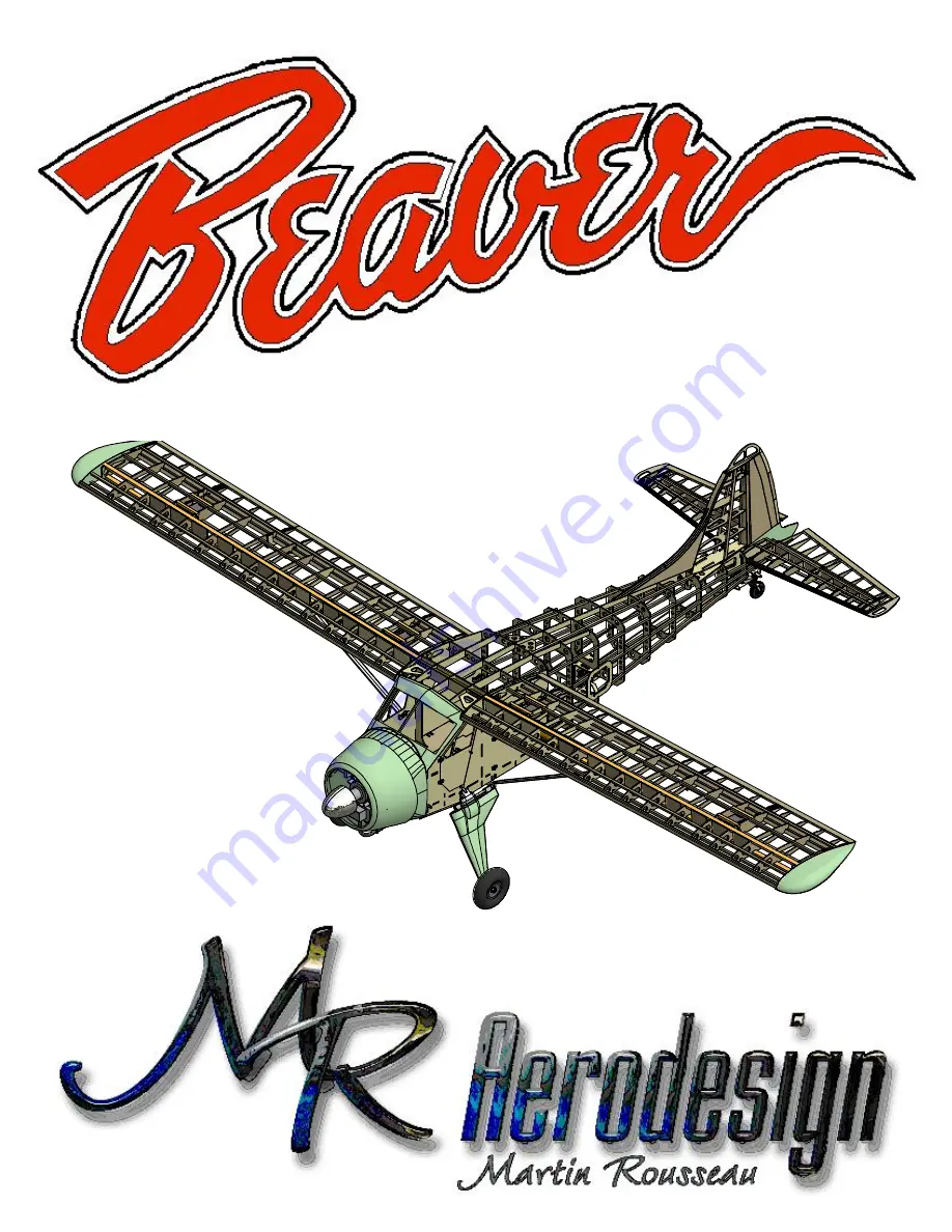 MR Aerodesign DHC-2 Beaver Building Manual Download Page 1