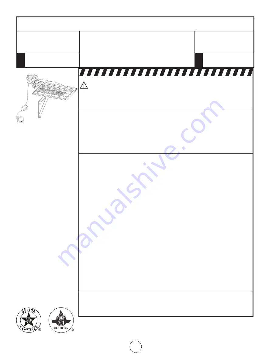 Mr. Heater HeatStar HS25LP Operating Instructions And Owner'S Manual Download Page 48