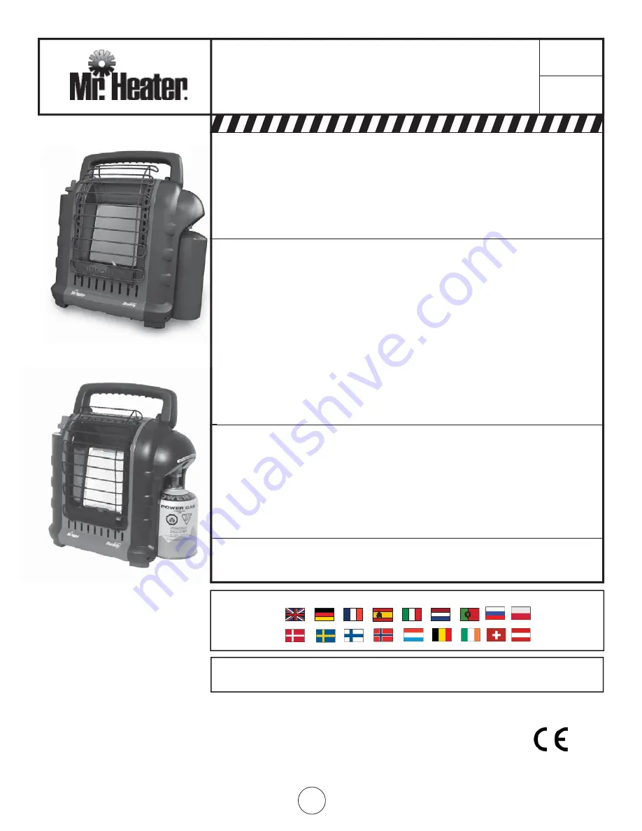 Mr. Heater MH8BXDF Operating Instructions And Owner'S Manual Download Page 8