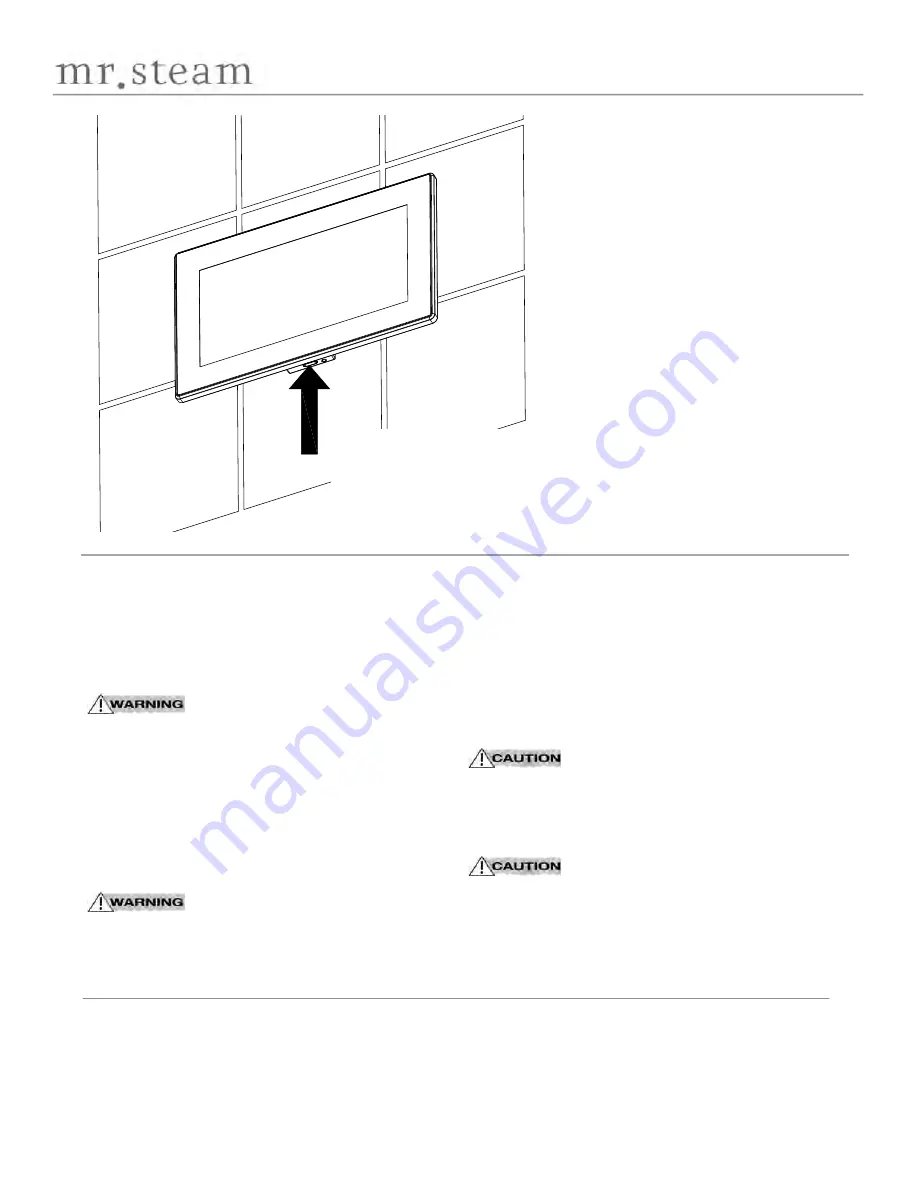 mr. steam iSteamAQX Installation, Operation & Maintenance Manual Download Page 10