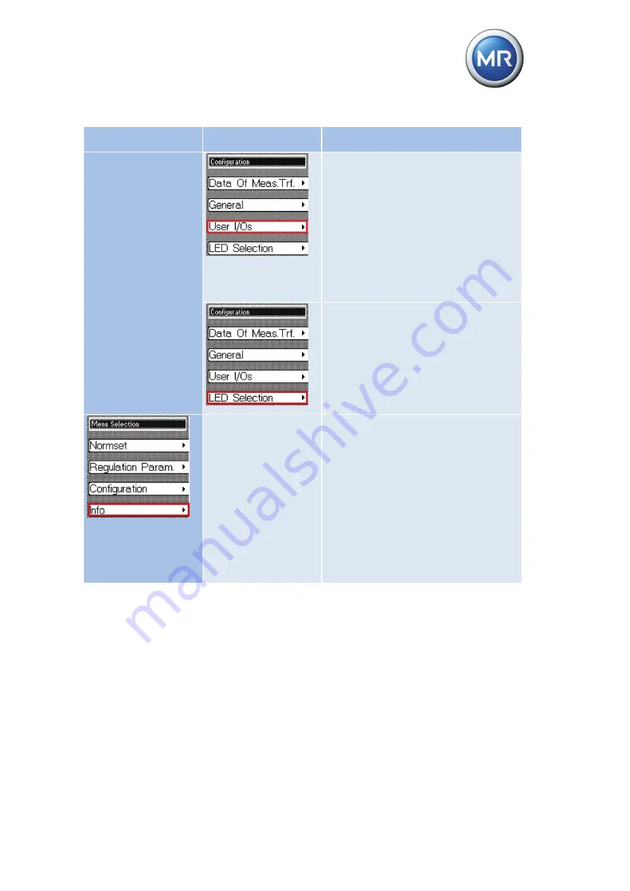 MR TAPCON 230 basic Operating Instructions Manual Download Page 169