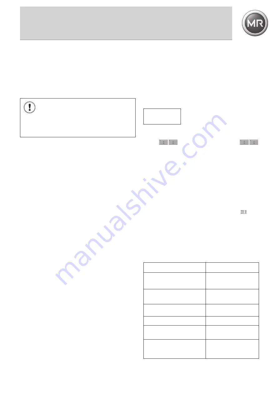 MR TAPCON 230 VC Operating Instructions Manual Download Page 25