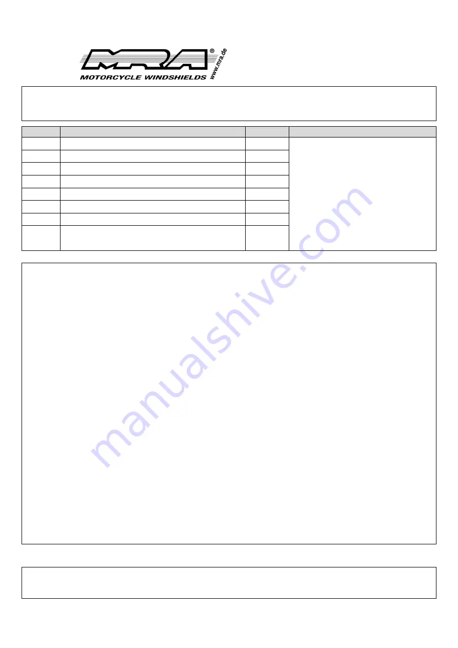 MRA 4025066172917 Mounting Instructions Download Page 4