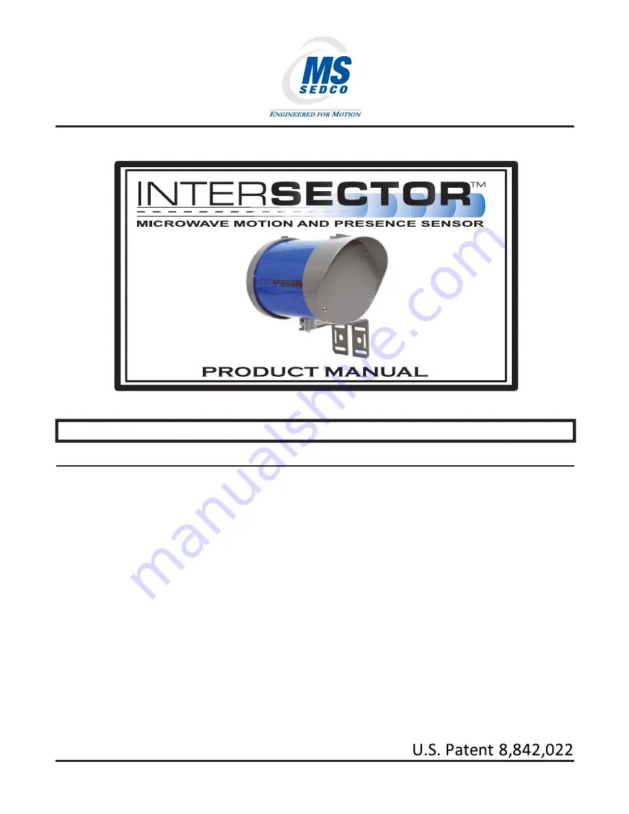 MS Sedco INTERSECTOR Скачать руководство пользователя страница 1