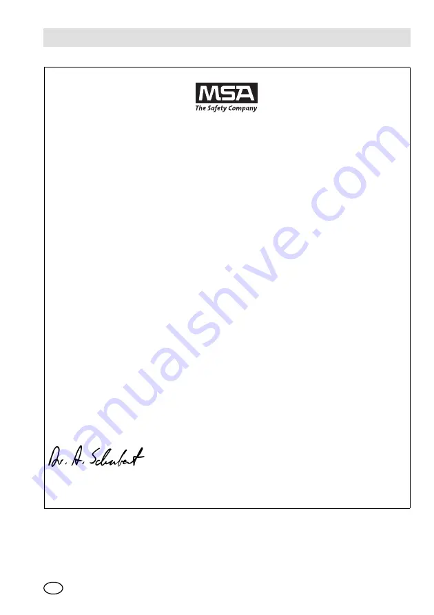 MSA ULTIMA X-Series Operating Manual Download Page 5