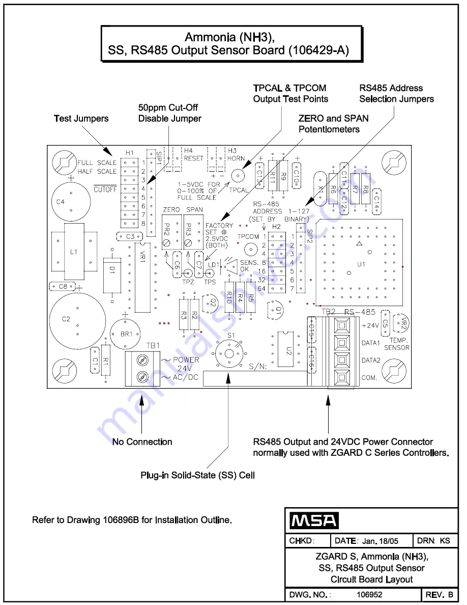 MSA ZGARD DS Instruction Manual Download Page 29