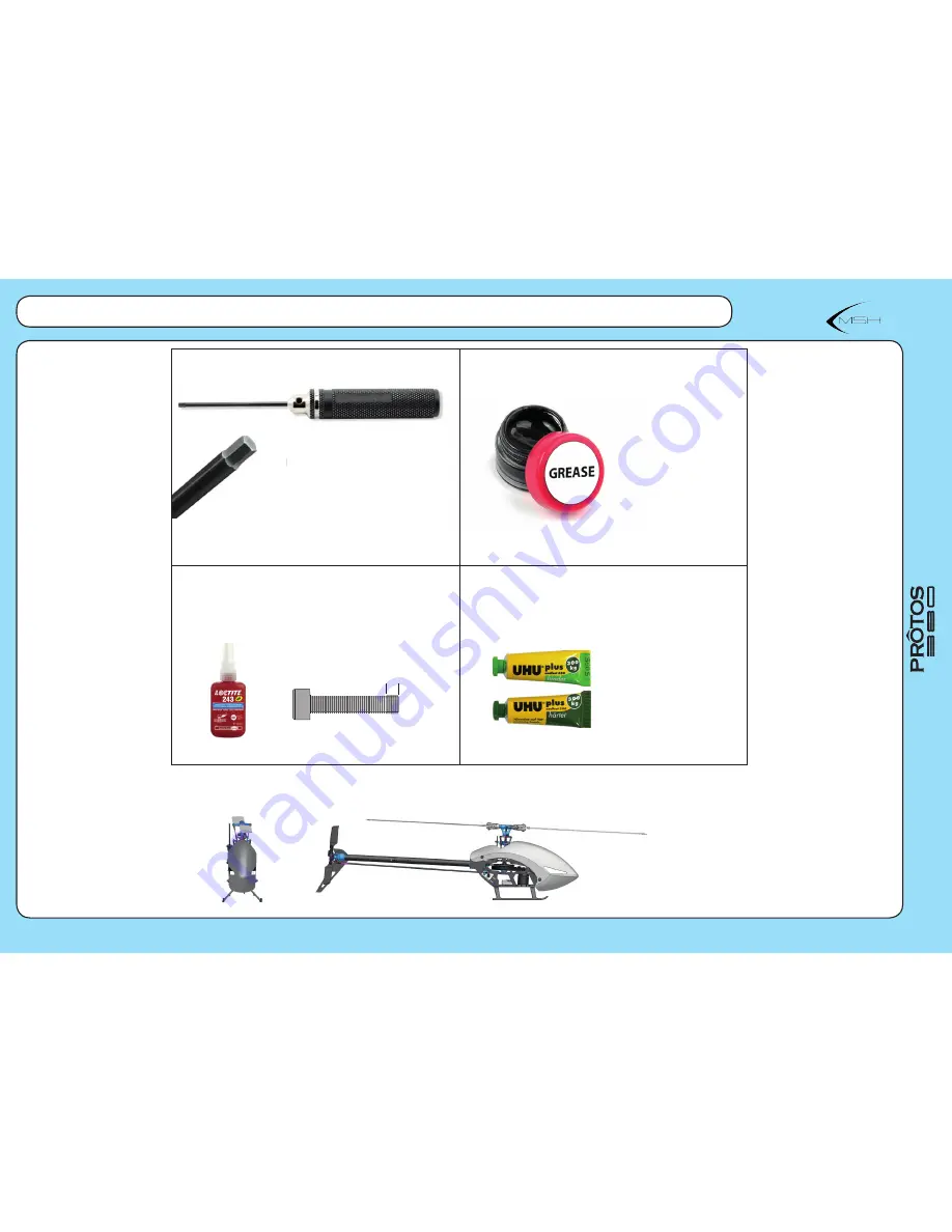 MSH Protos 380 Instruction Manual Download Page 4