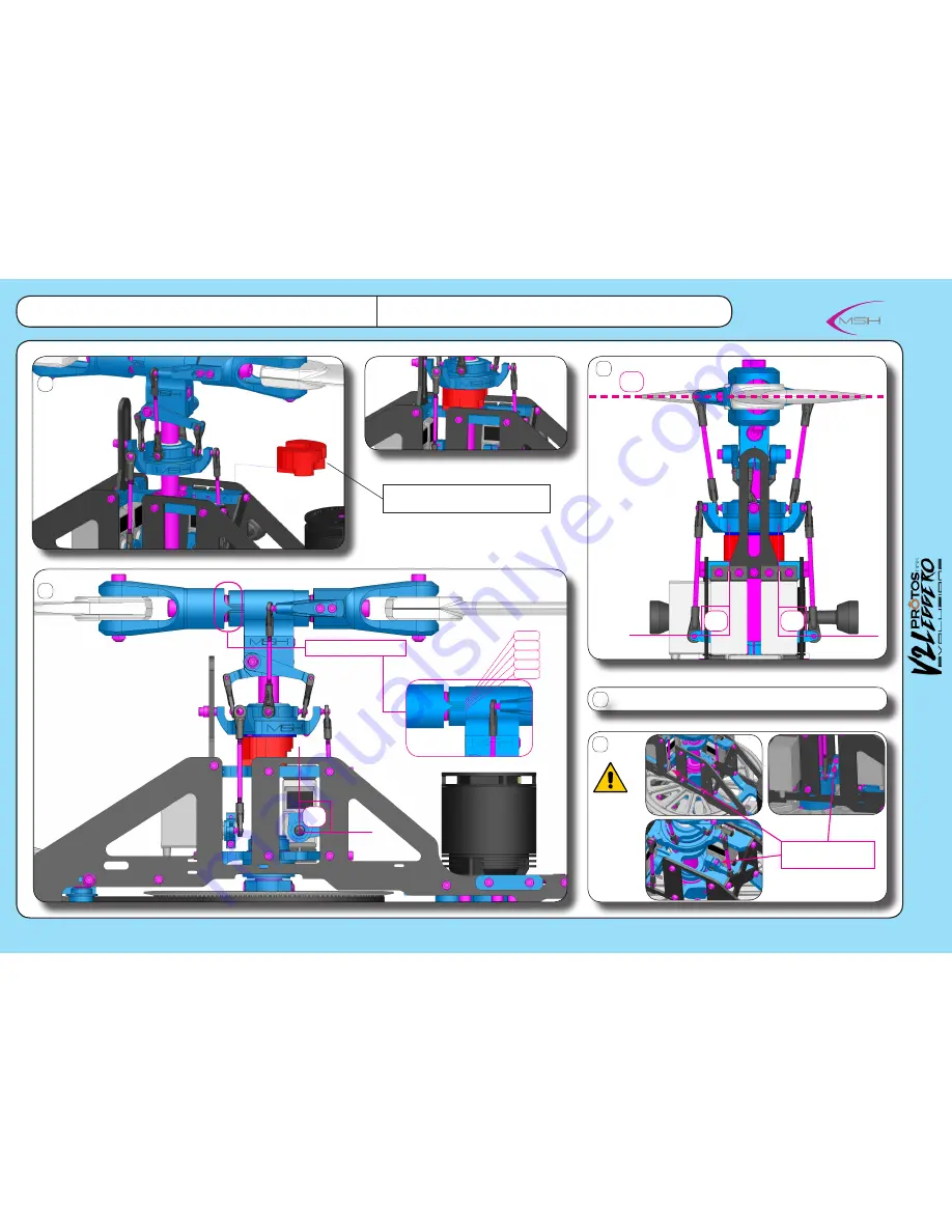 MSH Protos Max V2 Leggero Evoluzione Instruction Manual Download Page 57