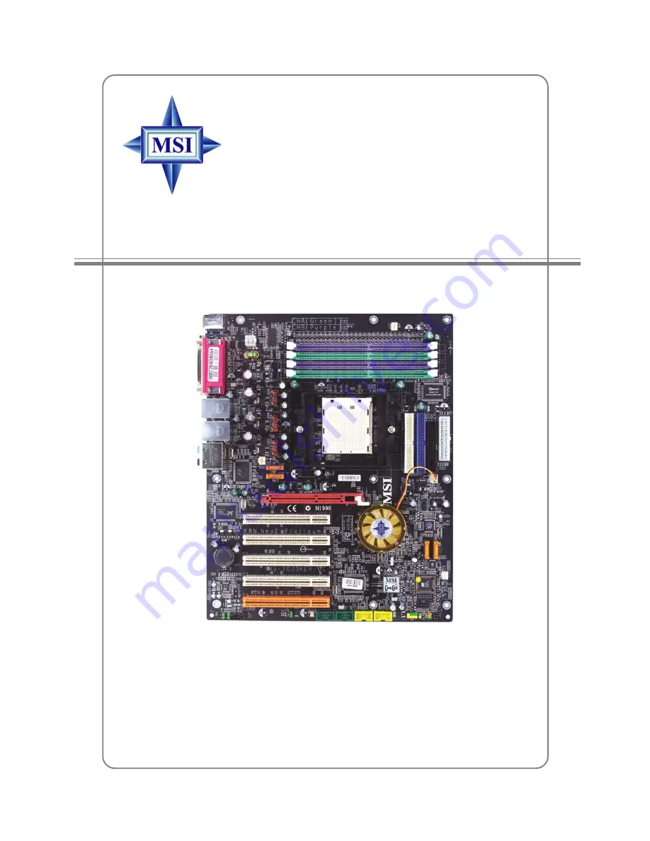 MSI MS-7025 User Manual Download Page 1