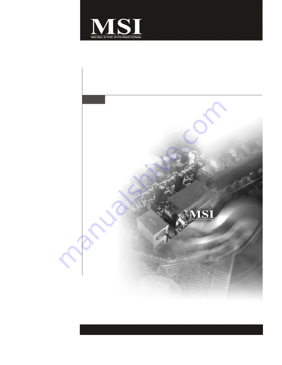 MSI MS-9656 User Manual Download Page 1