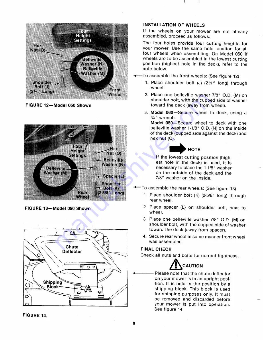 MTD 114-050-000 Owner'S Manual Download Page 8