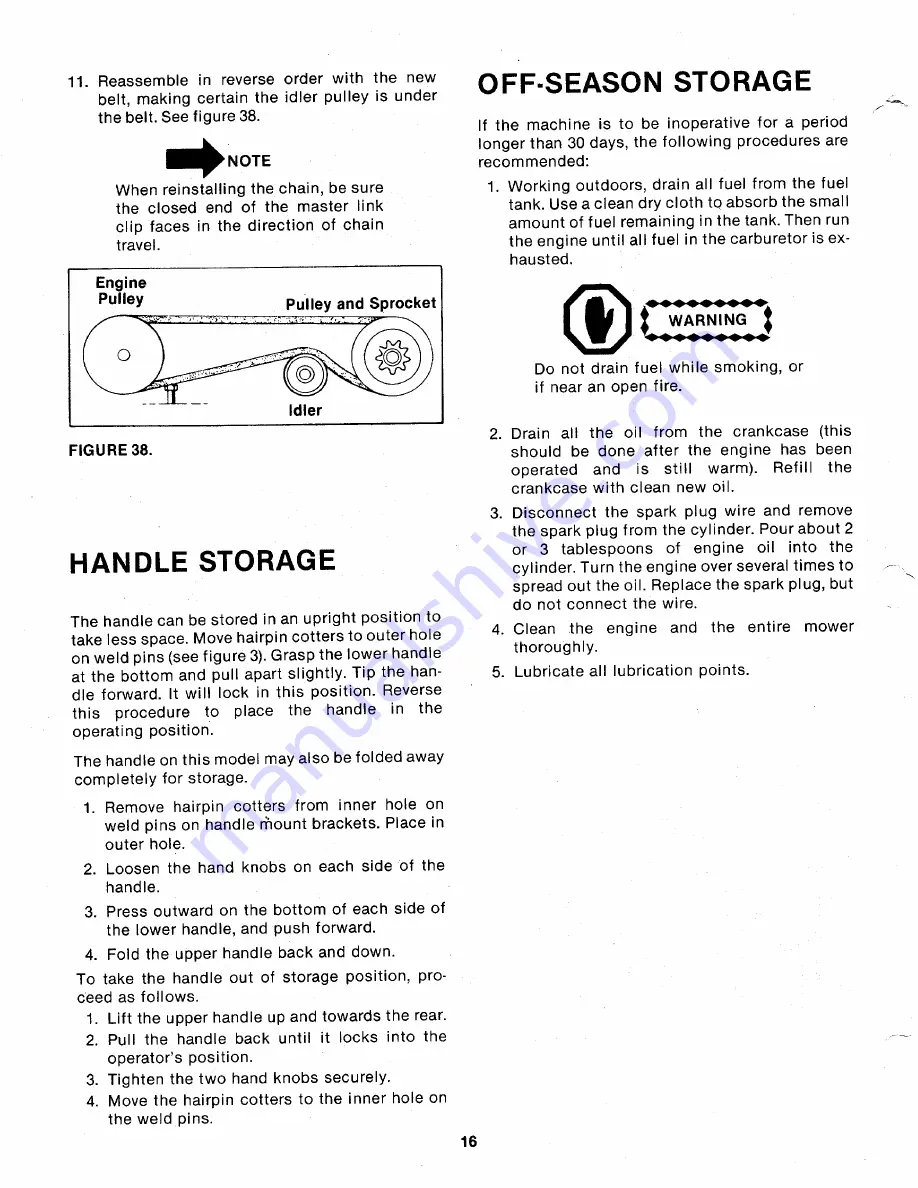 MTD 120-337-300 Owner'S Manual Download Page 16