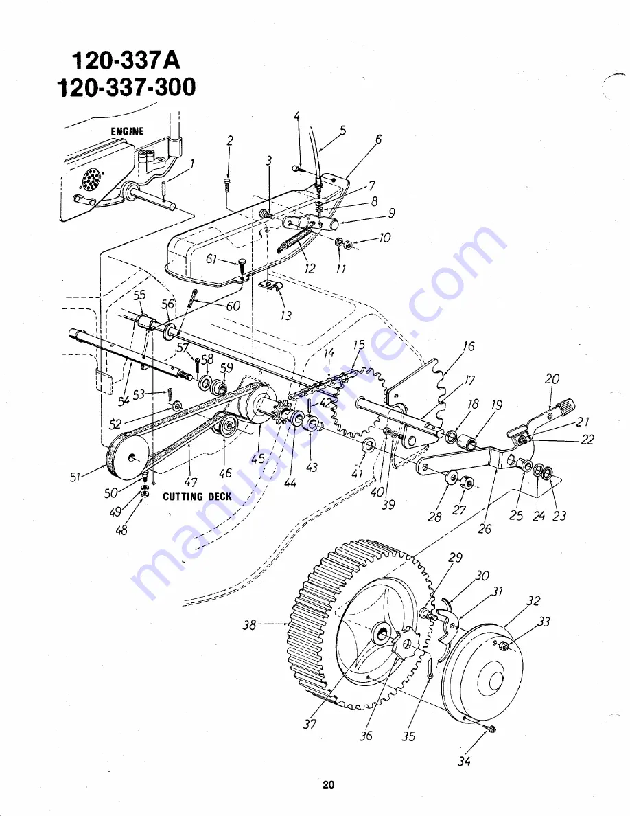 MTD 120-337-300 Owner'S Manual Download Page 20