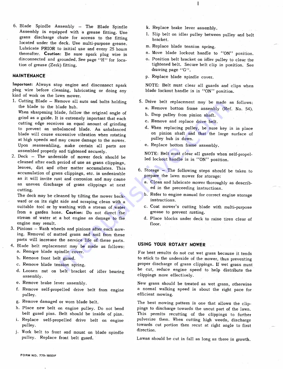 MTD 120-550 Owner'S Manual Download Page 6