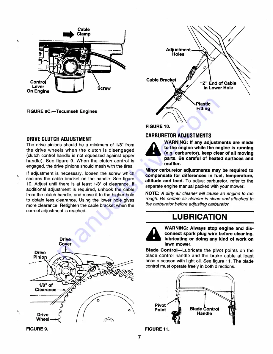 MTD 123-280B000 Owner'S Manual Download Page 7