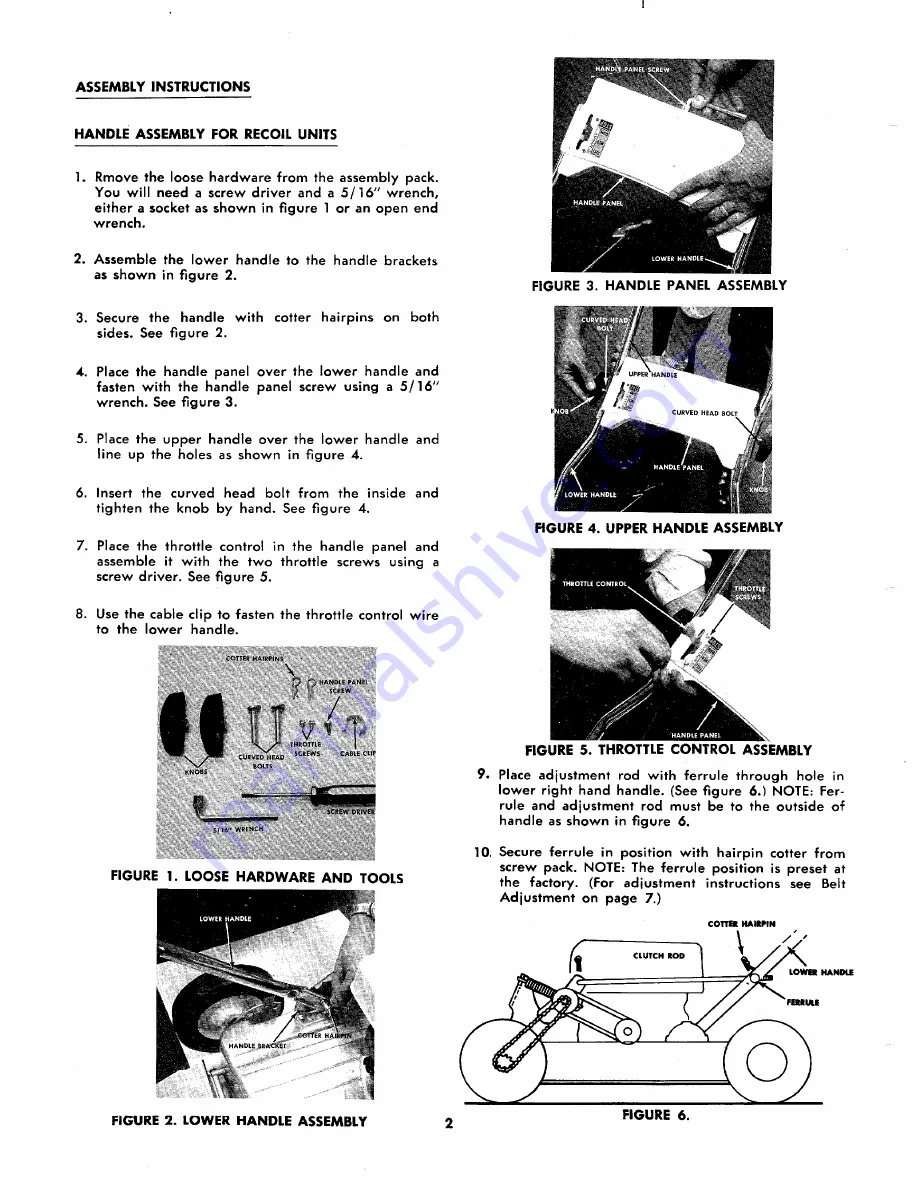 MTD 123-640 Operating/Service Instructions Manual Download Page 2