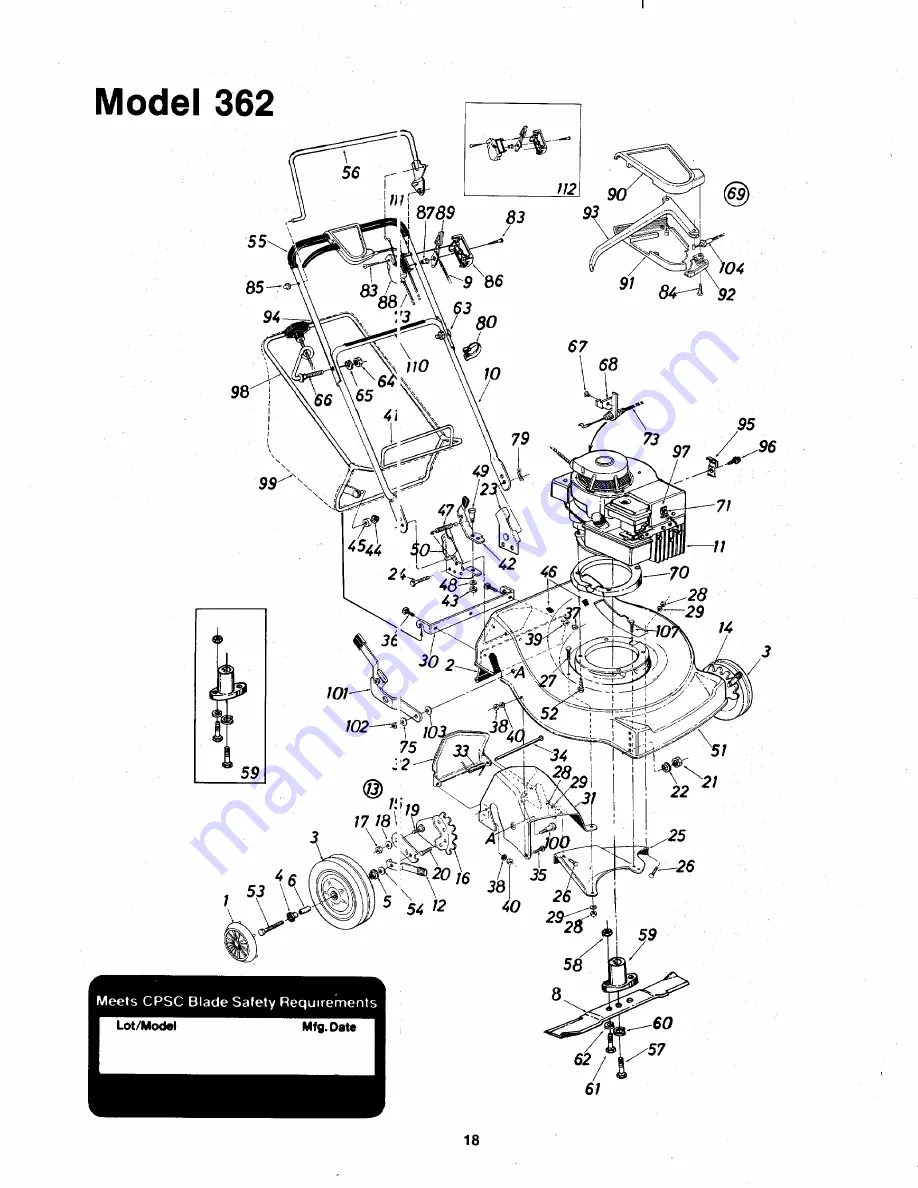 MTD 124-362-000 Owner'S Manual Download Page 18