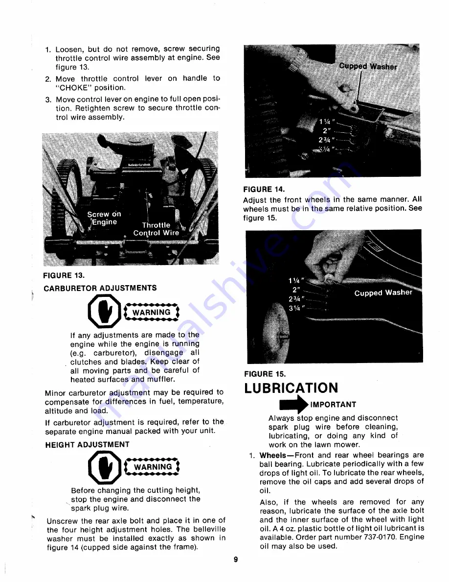 MTD 124-553-000 Owner'S Manual Download Page 9