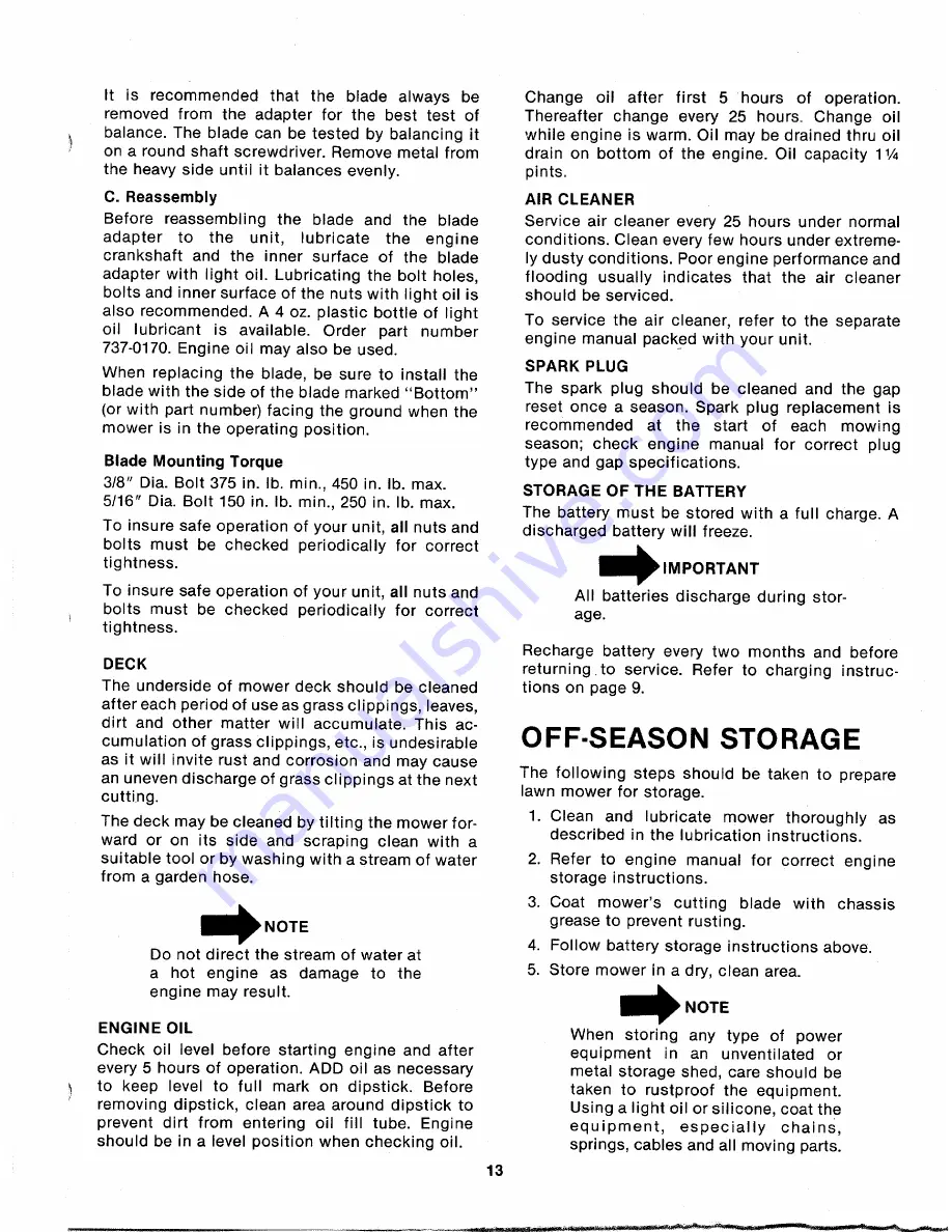 MTD 125-286-000 Owner'S Manual Download Page 13