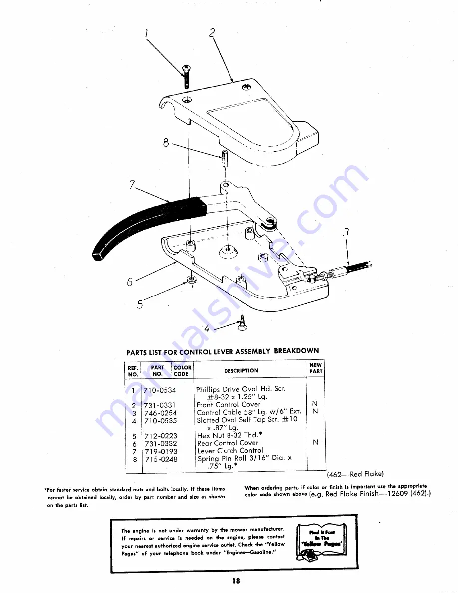 MTD 125-350A Owner'S Operating Service Instruction Manual Download Page 18