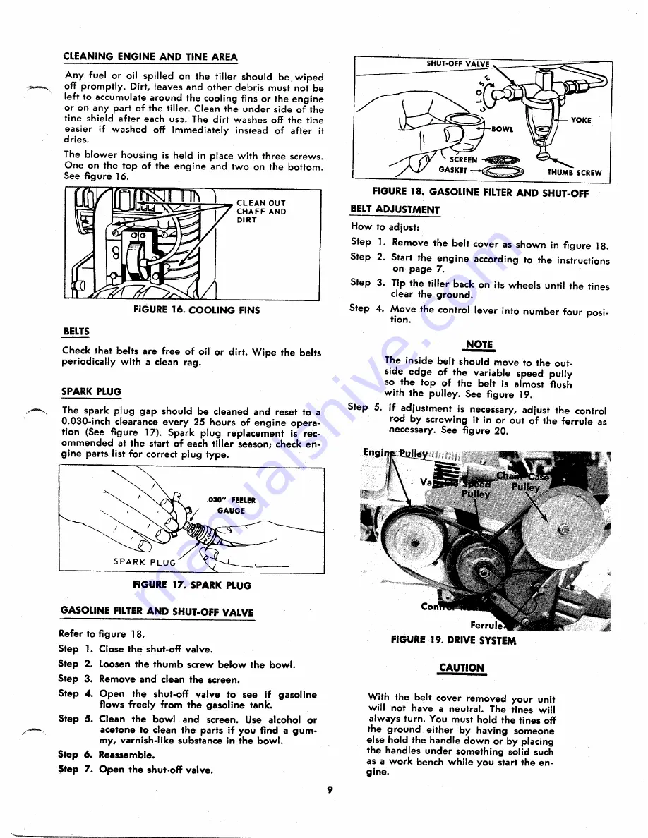 MTD 215-390A Owner'S Operating Service Instruction Manual Download Page 9