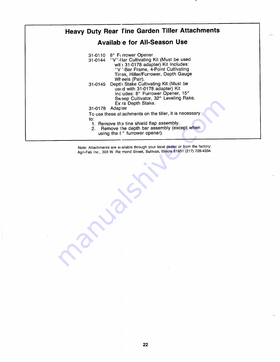 MTD 216-402-000 Owner'S Manual Download Page 22