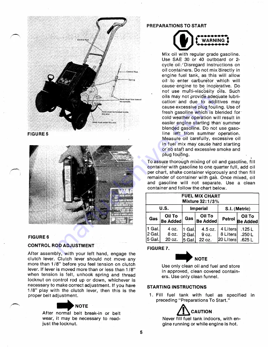 MTD 318-100a Owner'S Manual Download Page 5