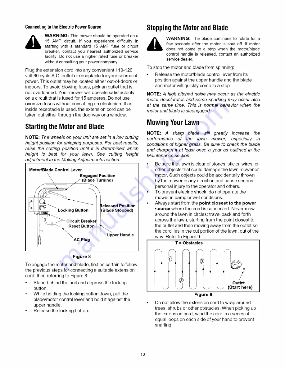 MTD 717 Operator'S Manual Download Page 10