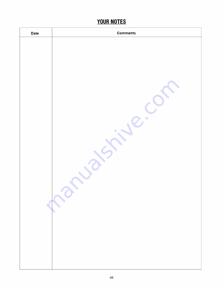 MTD 808H Series Operator'S Manual Download Page 46