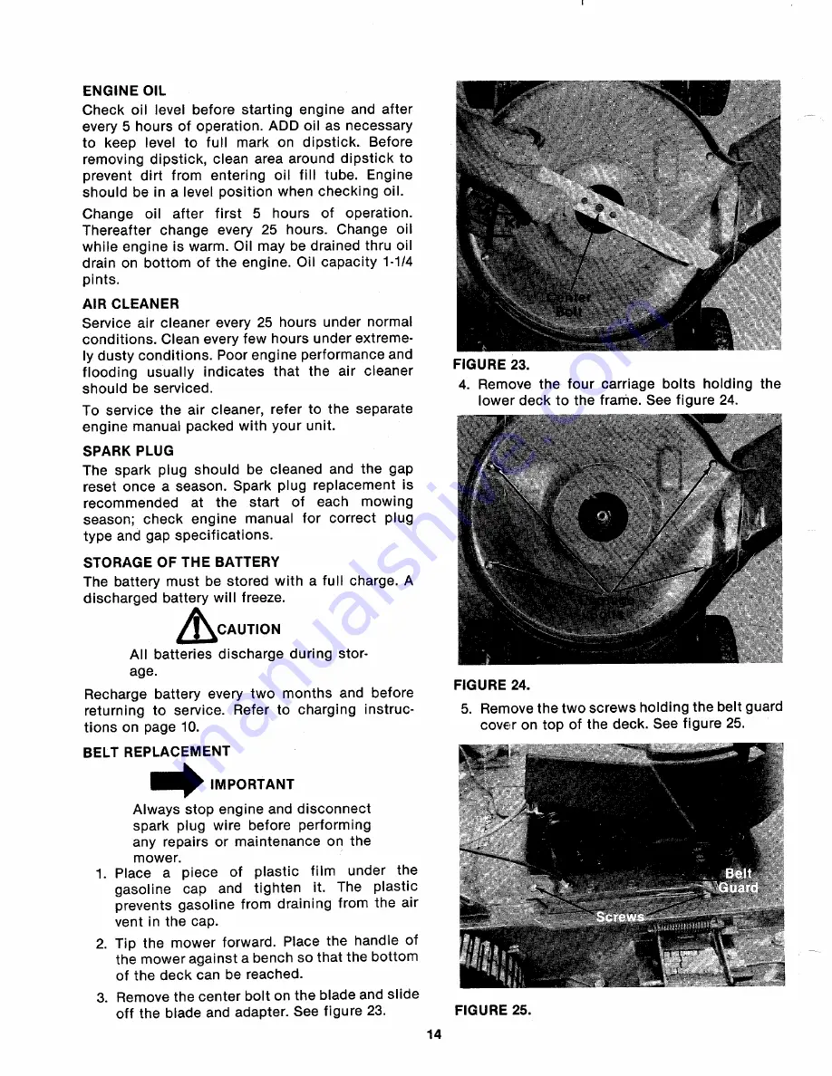 MTD 82-0632 Owner'S Manual Download Page 14