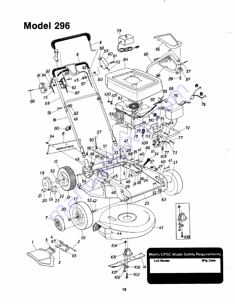 MTD 82-0632 Owner'S Manual Download Page 18