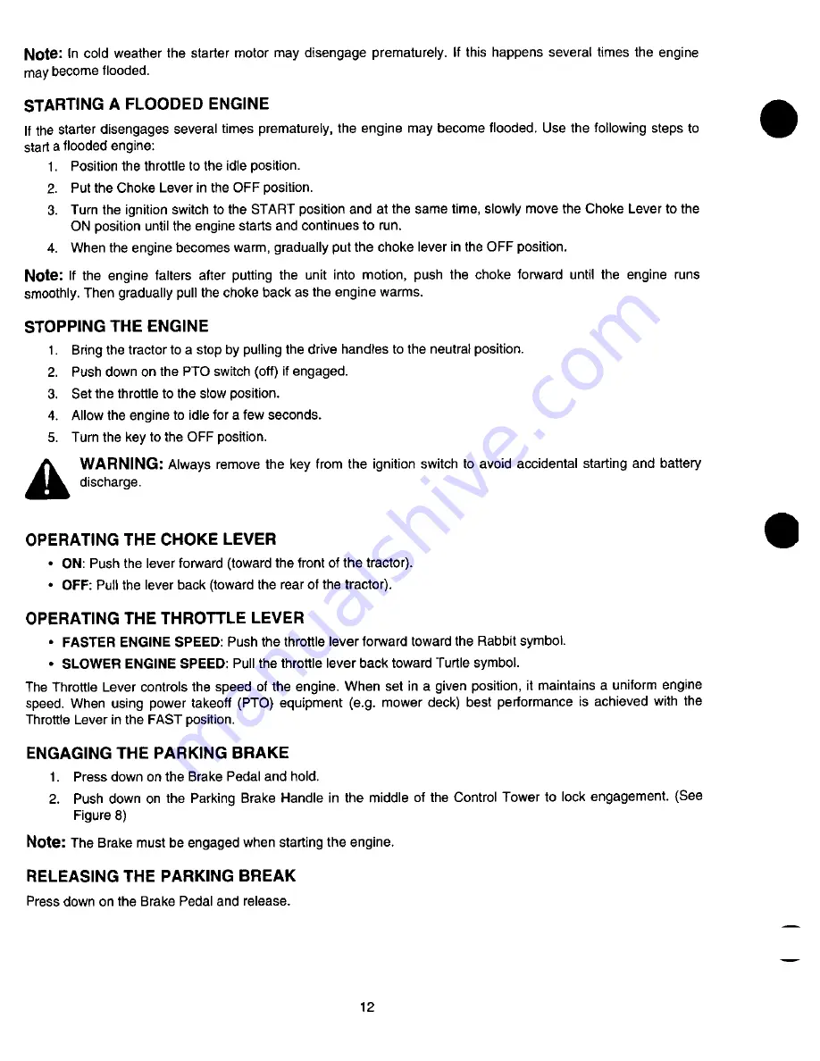 MTD Cub Cadet Z-42 Owner'S Manual Download Page 12