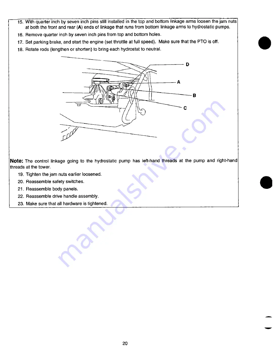 MTD Cub Cadet Z-42 Owner'S Manual Download Page 20