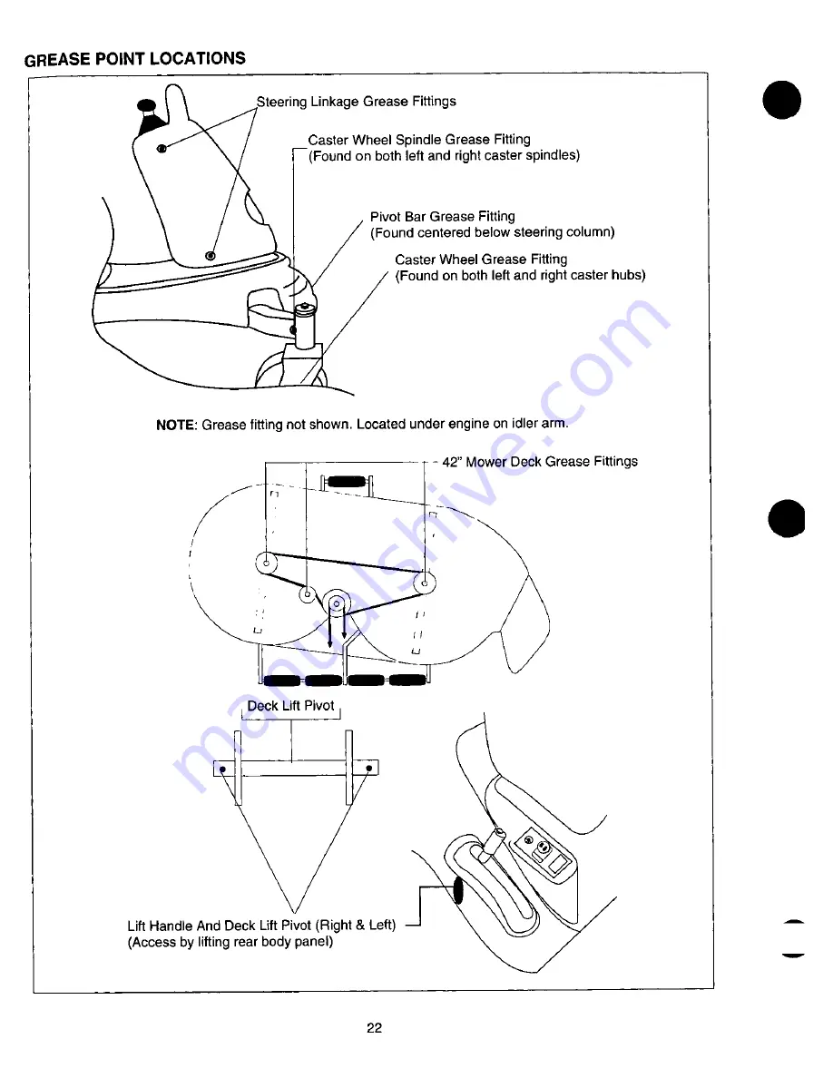 MTD Cub Cadet Z-42 Owner'S Manual Download Page 22